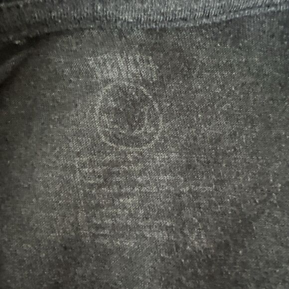 Nirvana Shirt Men Medium Grey Short Sleeve Psychedelic Smiley Graphic Tee - Picture 3 of 11